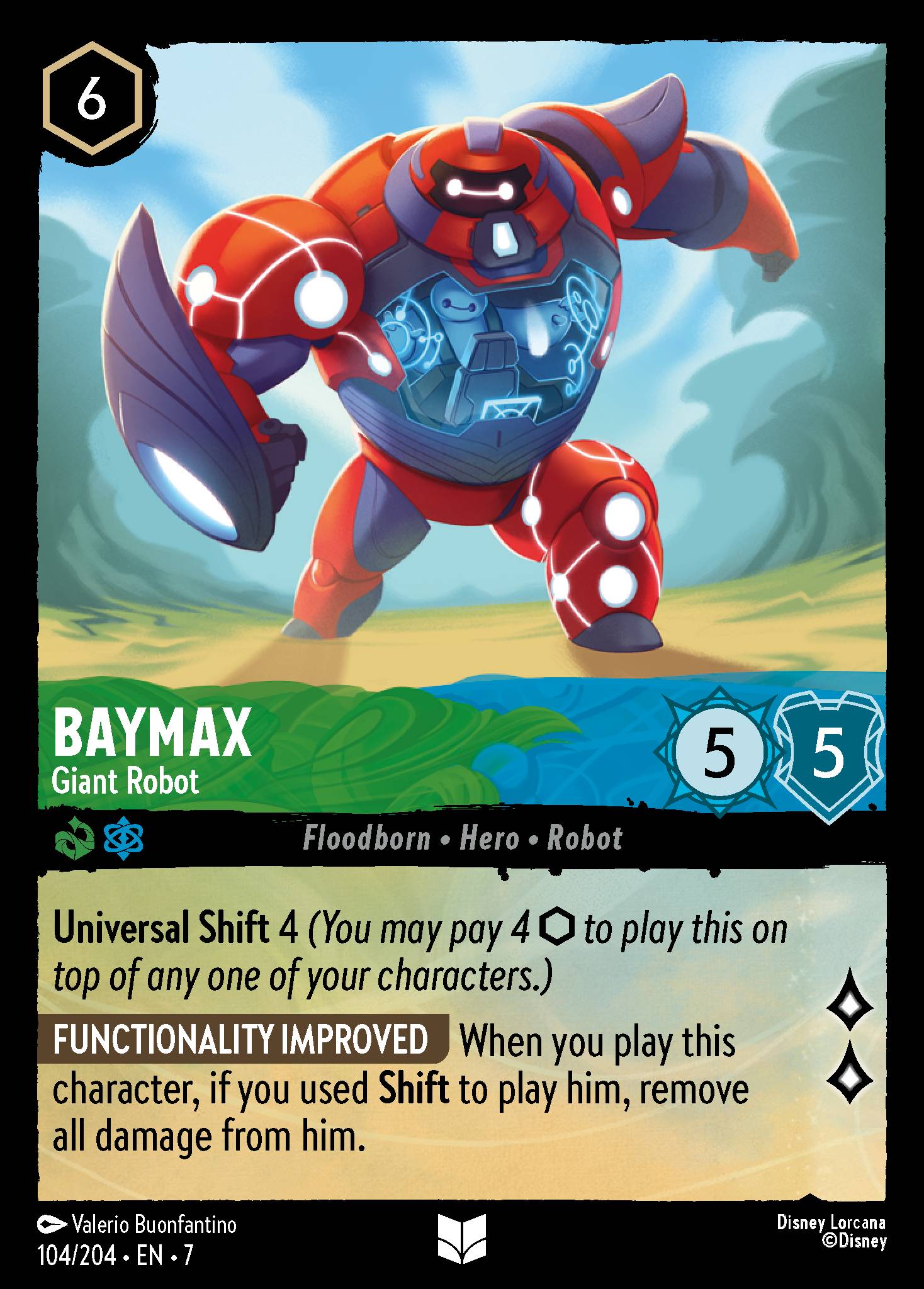 Baymax — Giant Robot Disney Lorcana card
