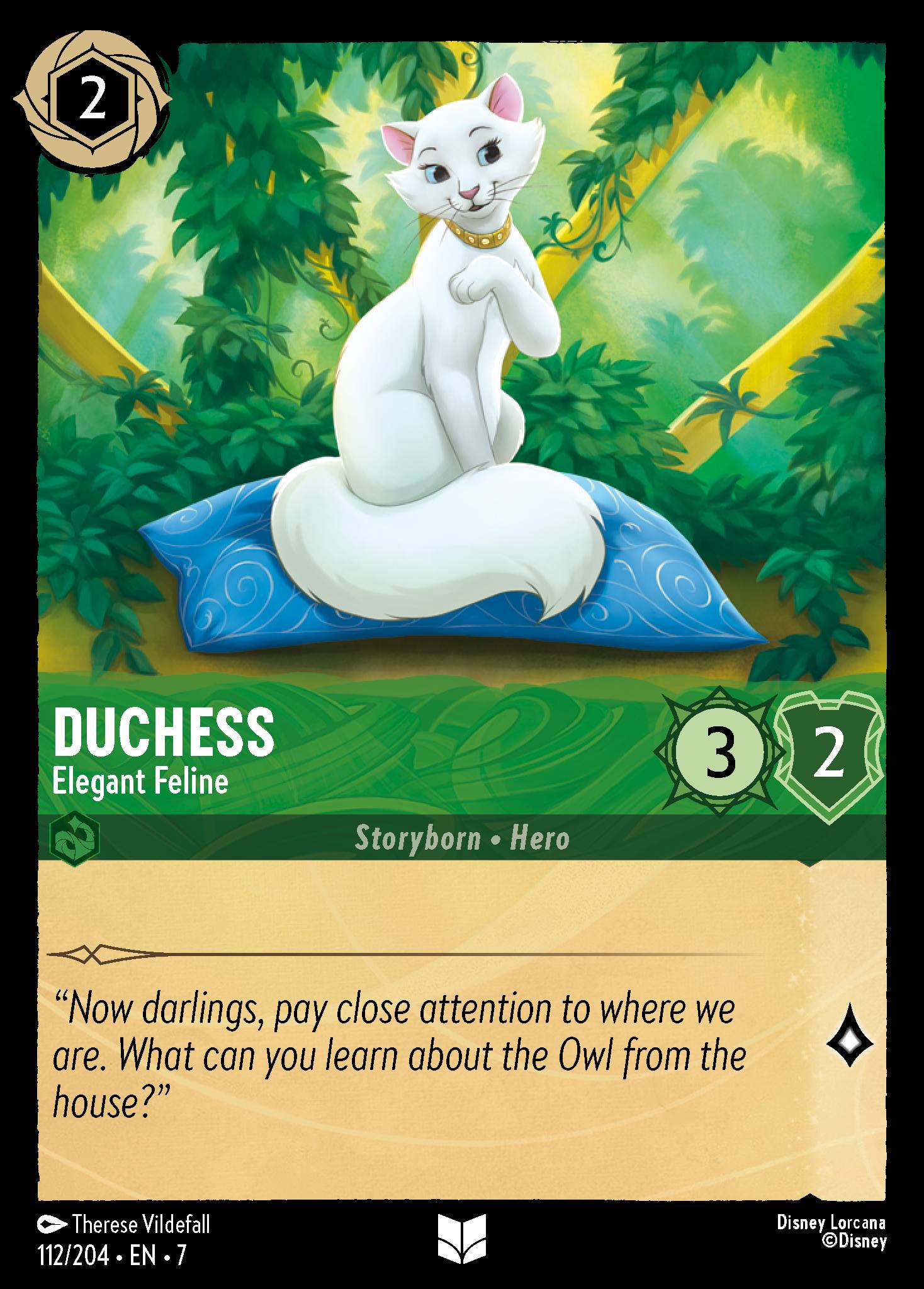 Duchess — Elegant Feline Disney Lorcana card