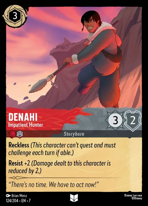 Denahi — Impatient Hunter Disney Lorcana card