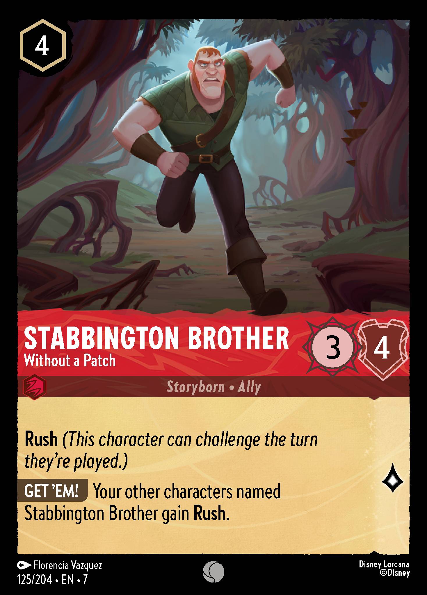 Stabbington Brother — Without a Patch Disney Lorcana card