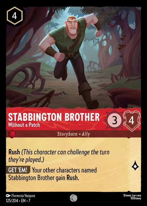 Stabbington Brother — Without a Patch Disney Lorcana card