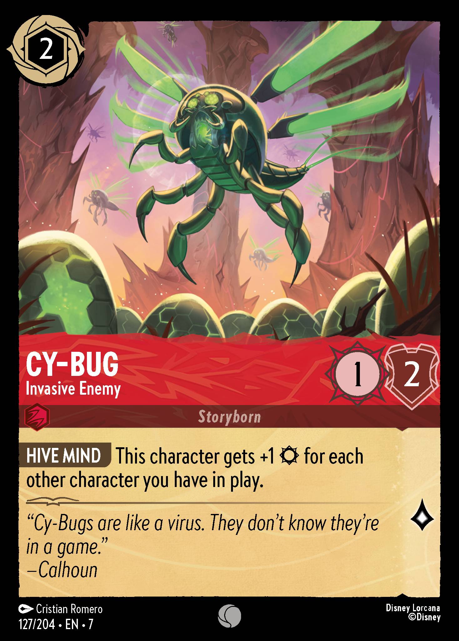 Cy-Bug — Invasive Enemy Disney Lorcana card