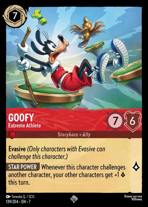 Goofy — Extreme Athlete Disney Lorcana card