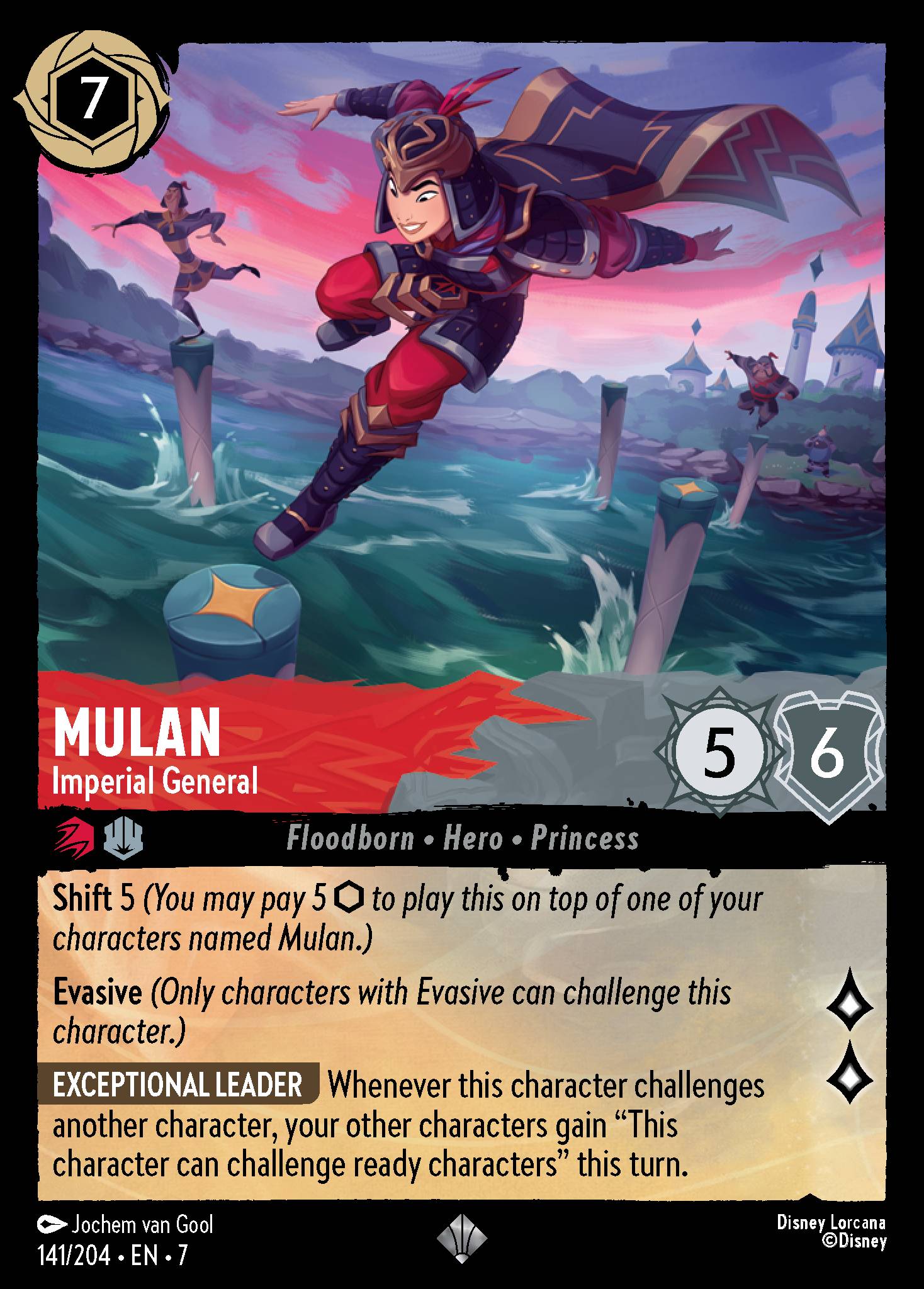 Mulan — Imperial General Disney Lorcana card