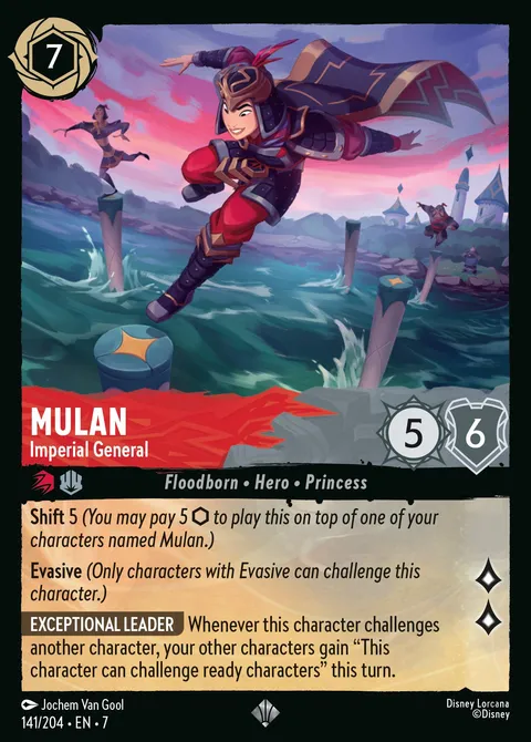 Mulan — Imperial General Disney Lorcana card