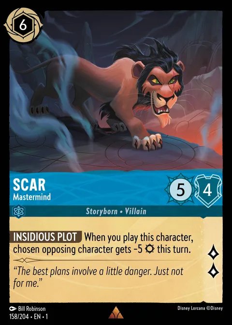 Scar — Mastermind Disney Lorcana card