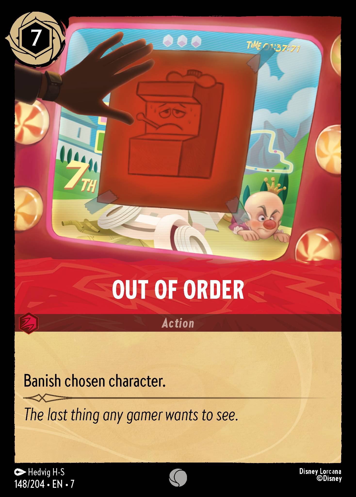 Out of Order Disney Lorcana card