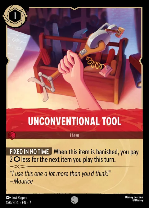 Unconventional Tool Disney Lorcana card