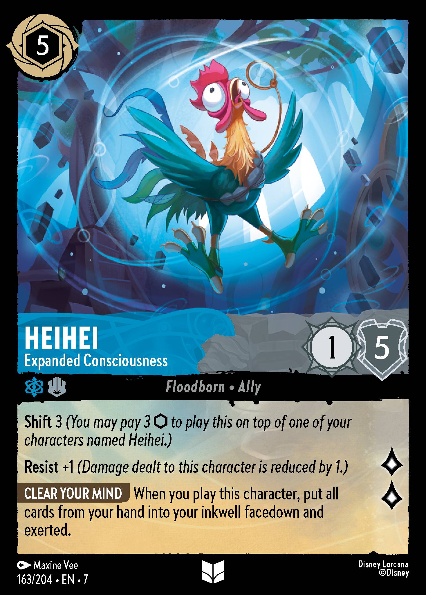 Heihei — Expanded Consciousness Disney Lorcana card