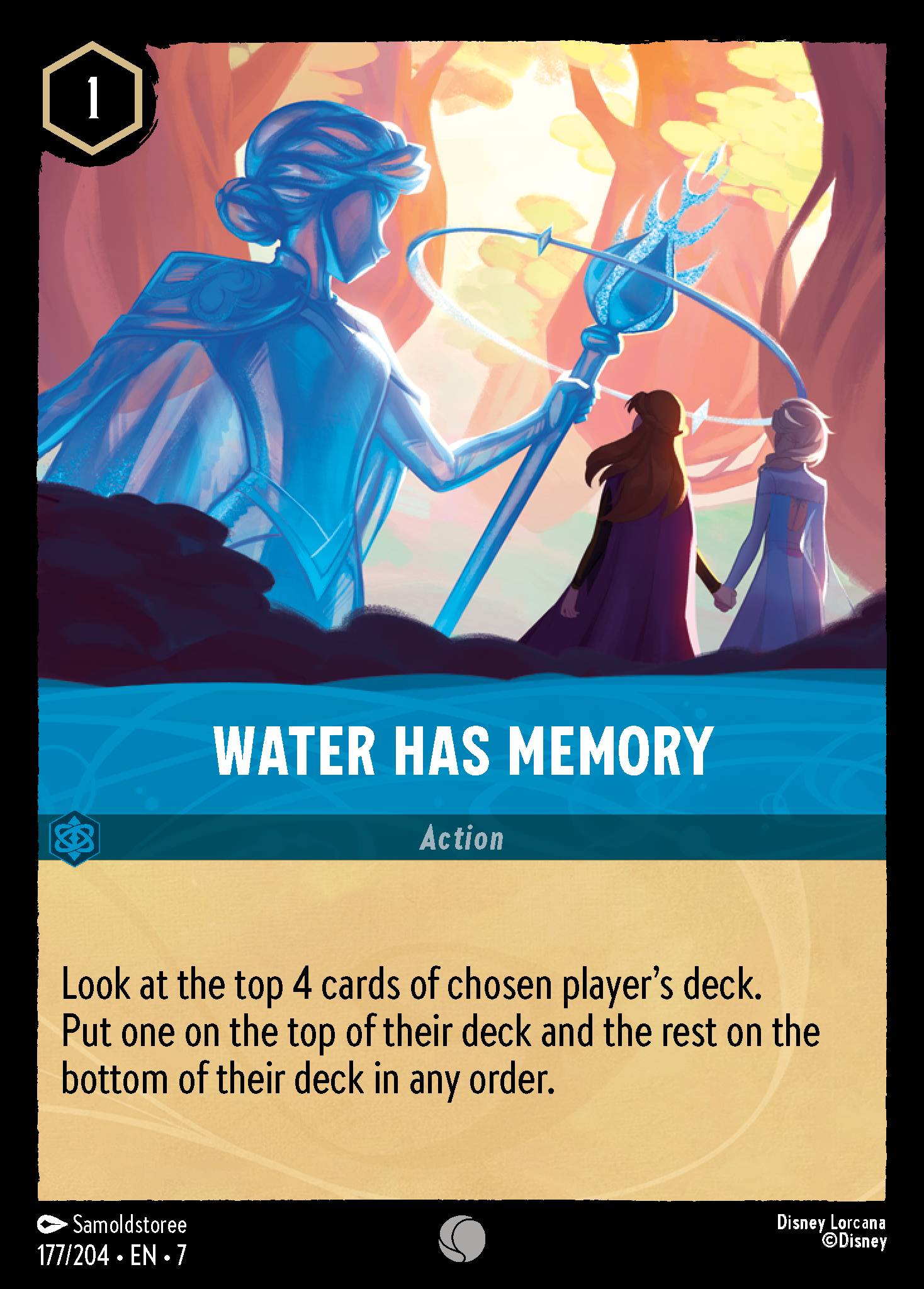 Water Has Memory Disney Lorcana card