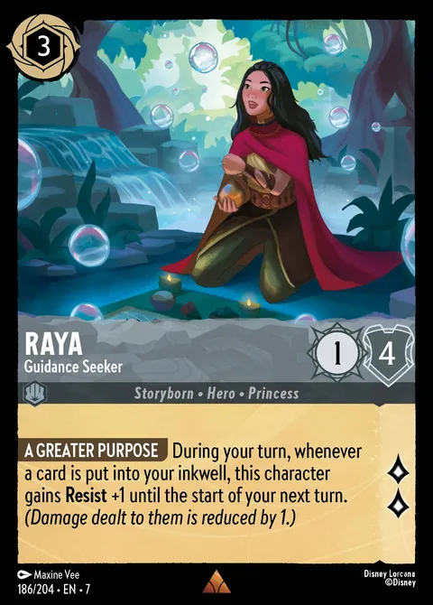Raya — Guidance Seeker Disney Lorcana card