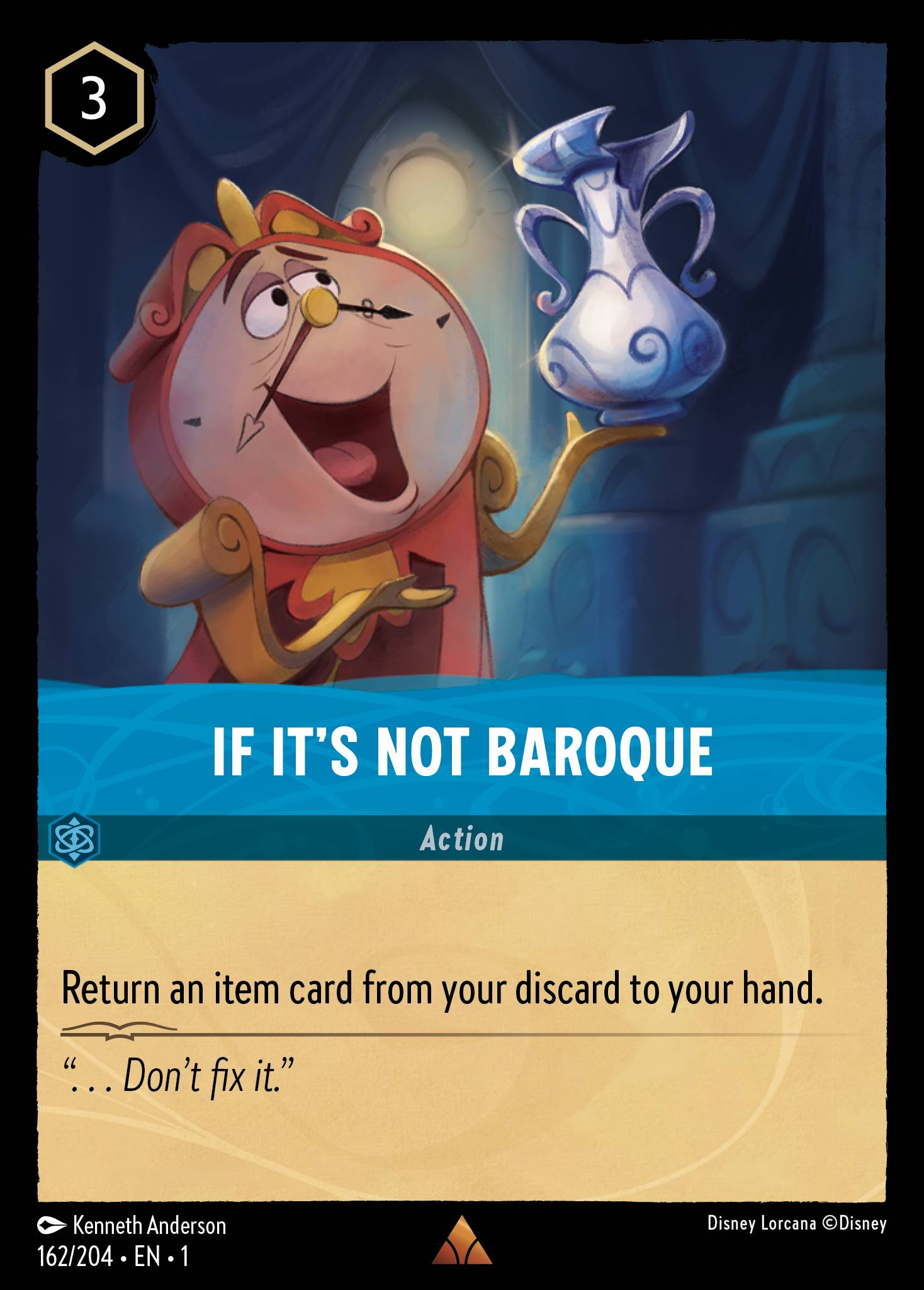 If it’s Not Baroque Disney Lorcana card