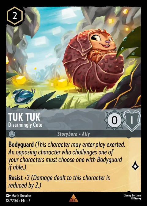 Tuk Tuk — Disarmingly Cute Disney Lorcana card