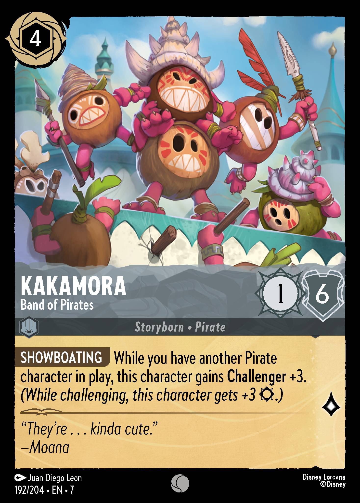 Kakamora — Band of Pirates Disney Lorcana card