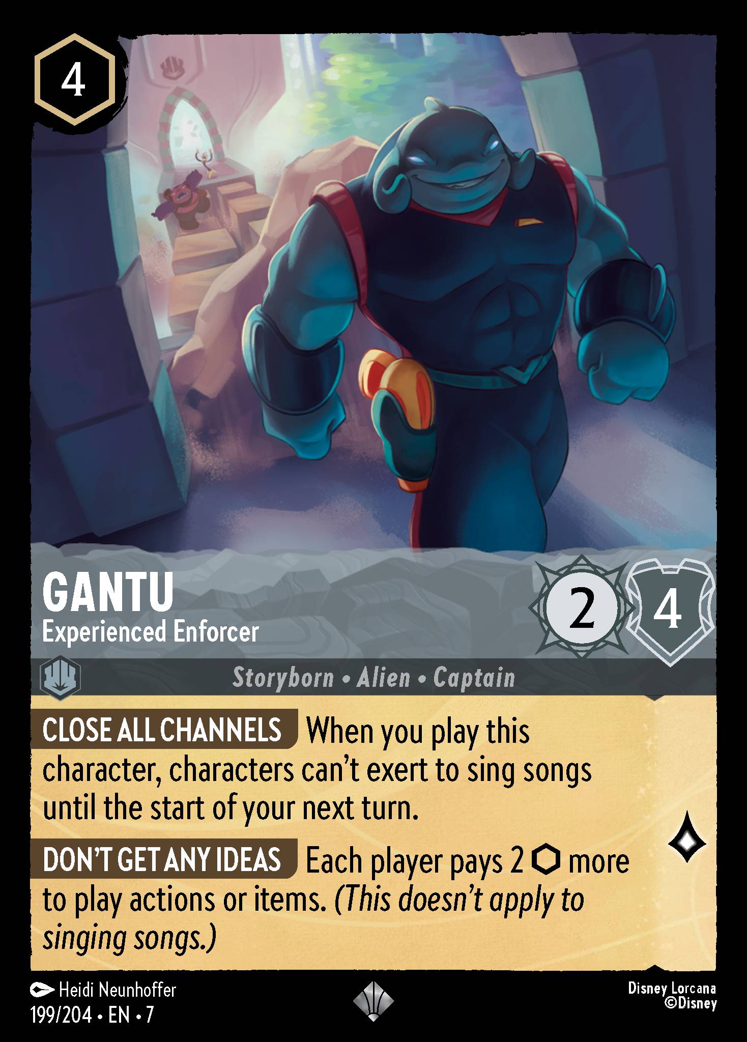 Gantu — Experienced Enforcer Disney Lorcana card