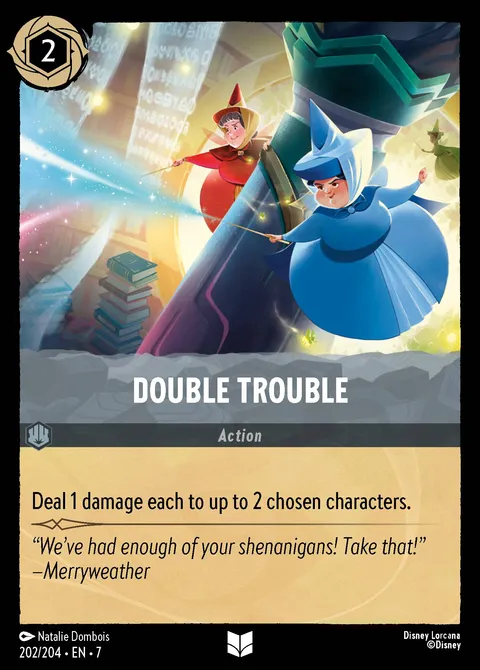 Double Trouble Disney Lorcana card