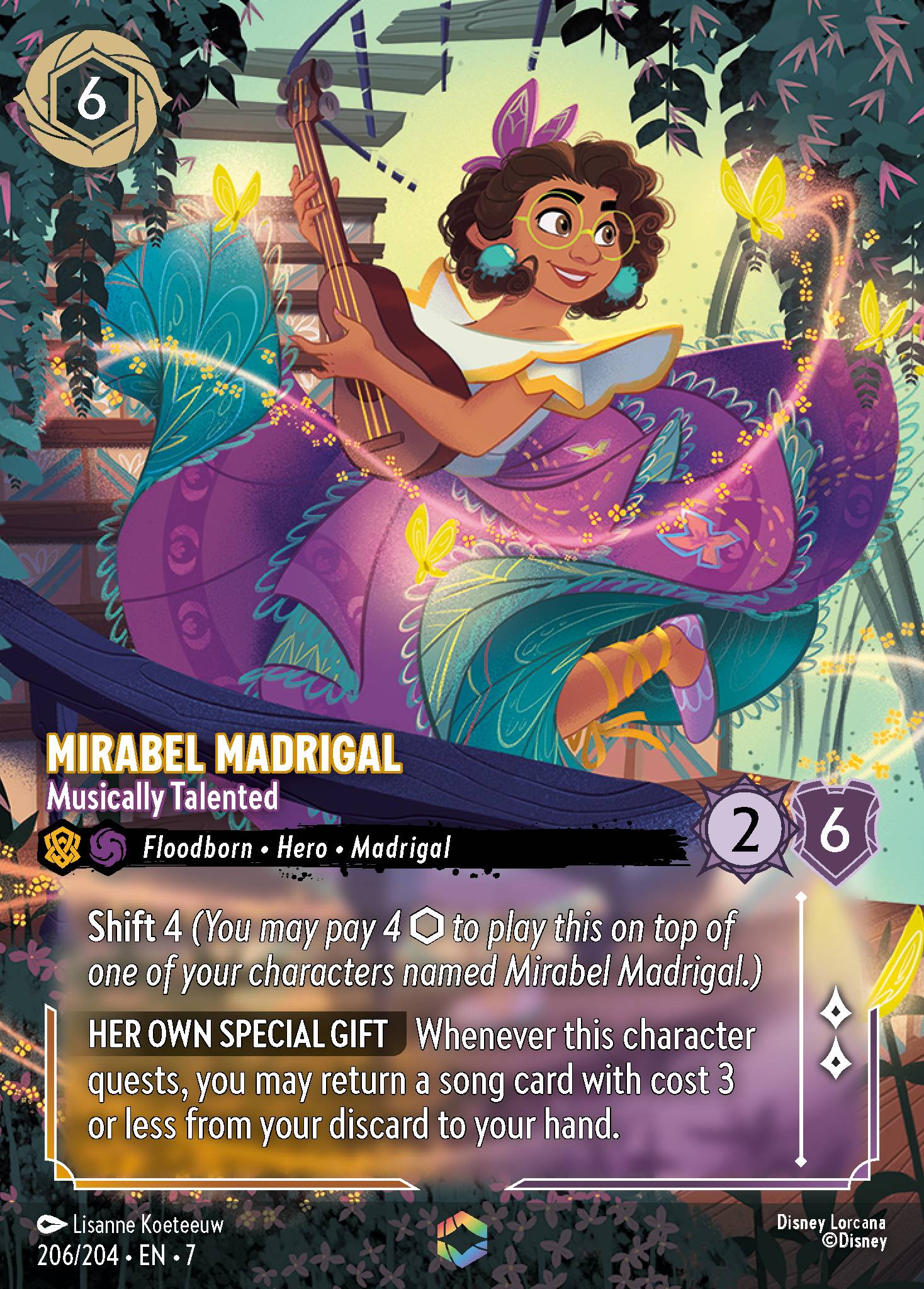 Mirabel Madrigal — Musically Talented Disney Lorcana card