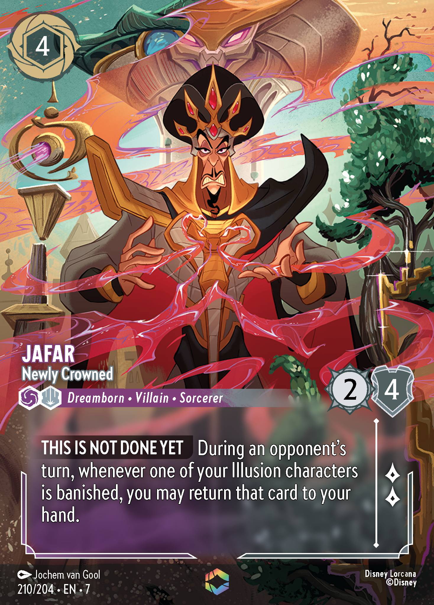 Jafar — Newly Crowned Disney Lorcana card