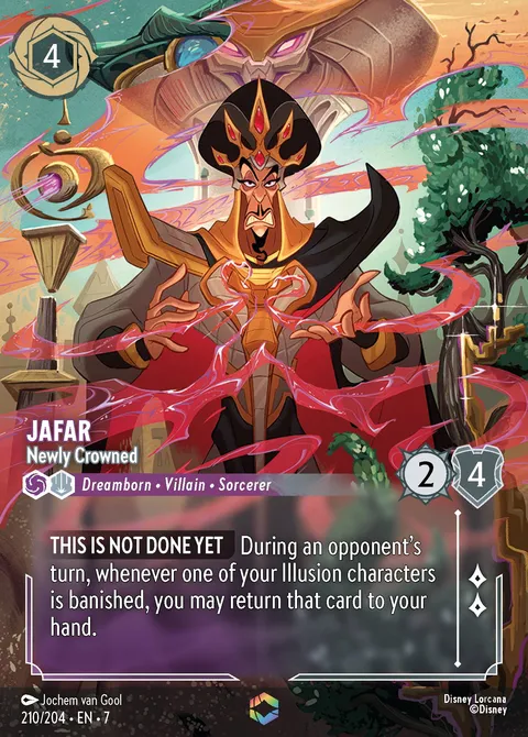 Jafar — Newly Crowned Disney Lorcana card