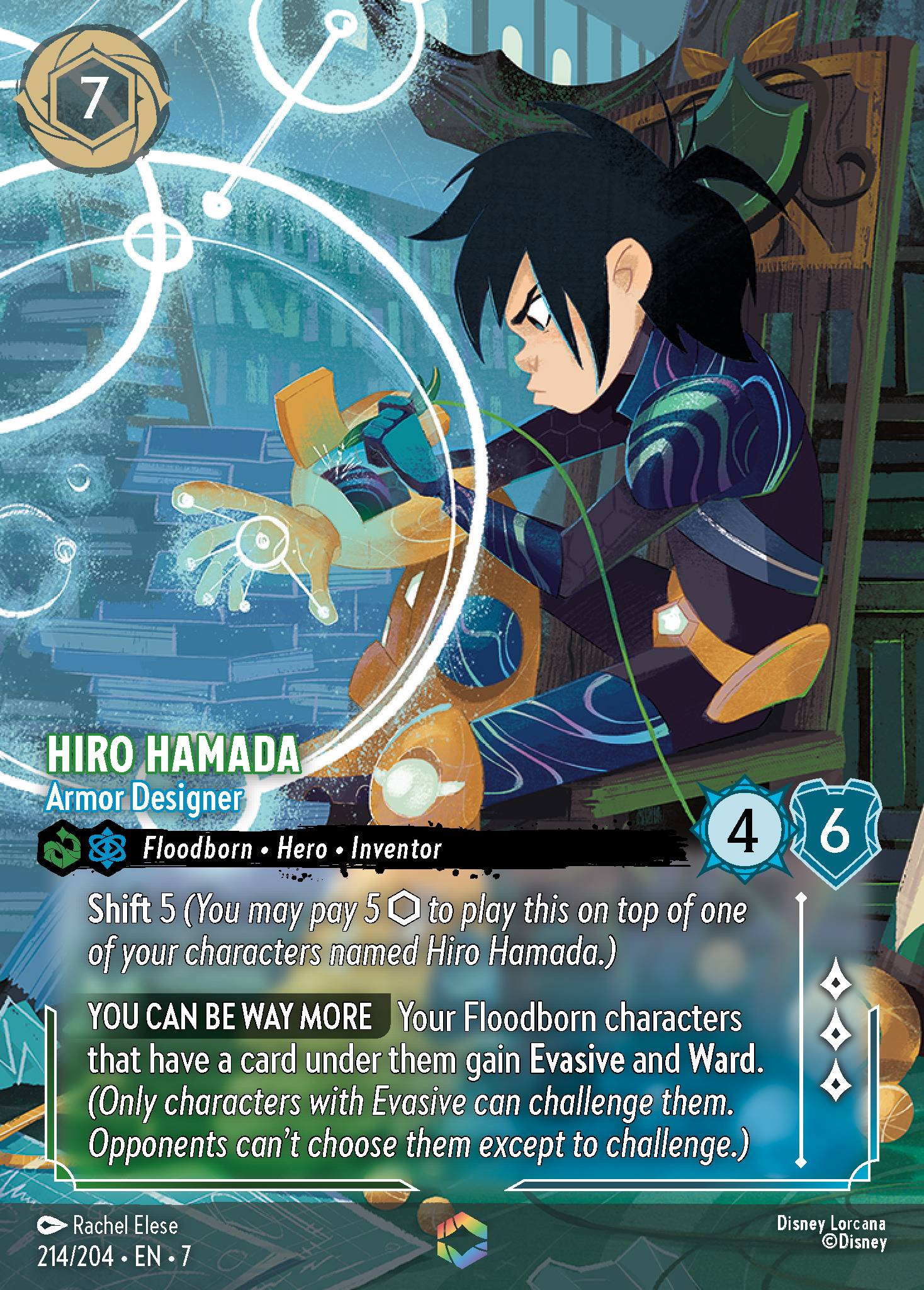 Hiro Hamada — Armor Designer Disney Lorcana card
