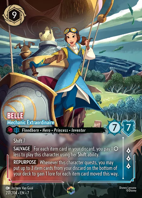 Belle — Mechanic Extraordinaire Disney Lorcana card