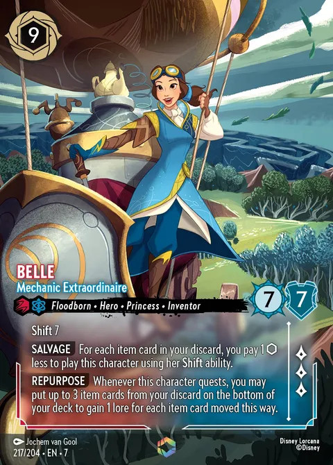 Belle — Mechanic Extraordinaire Disney Lorcana card