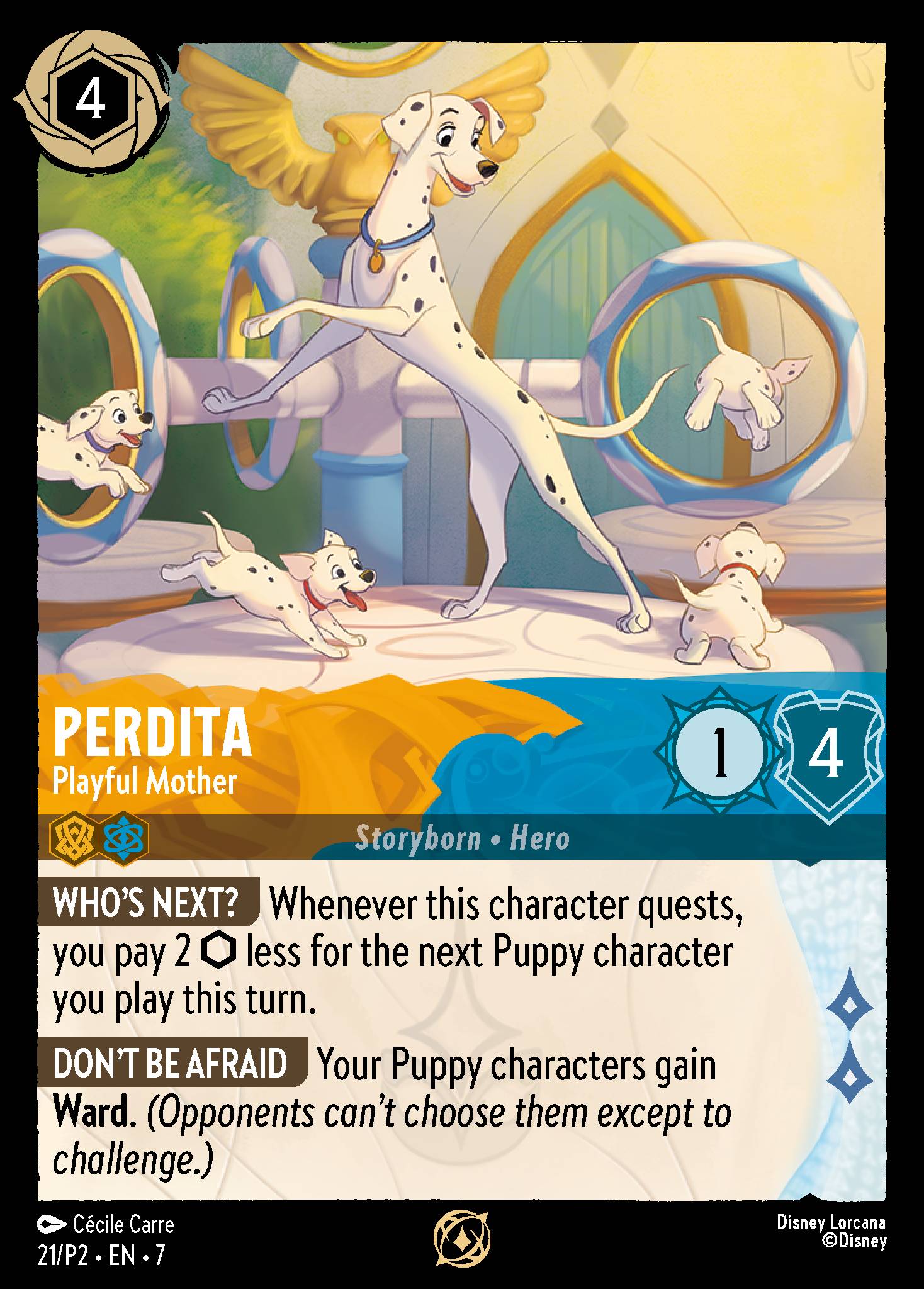 Perdita — Playful Mother Disney Lorcana card