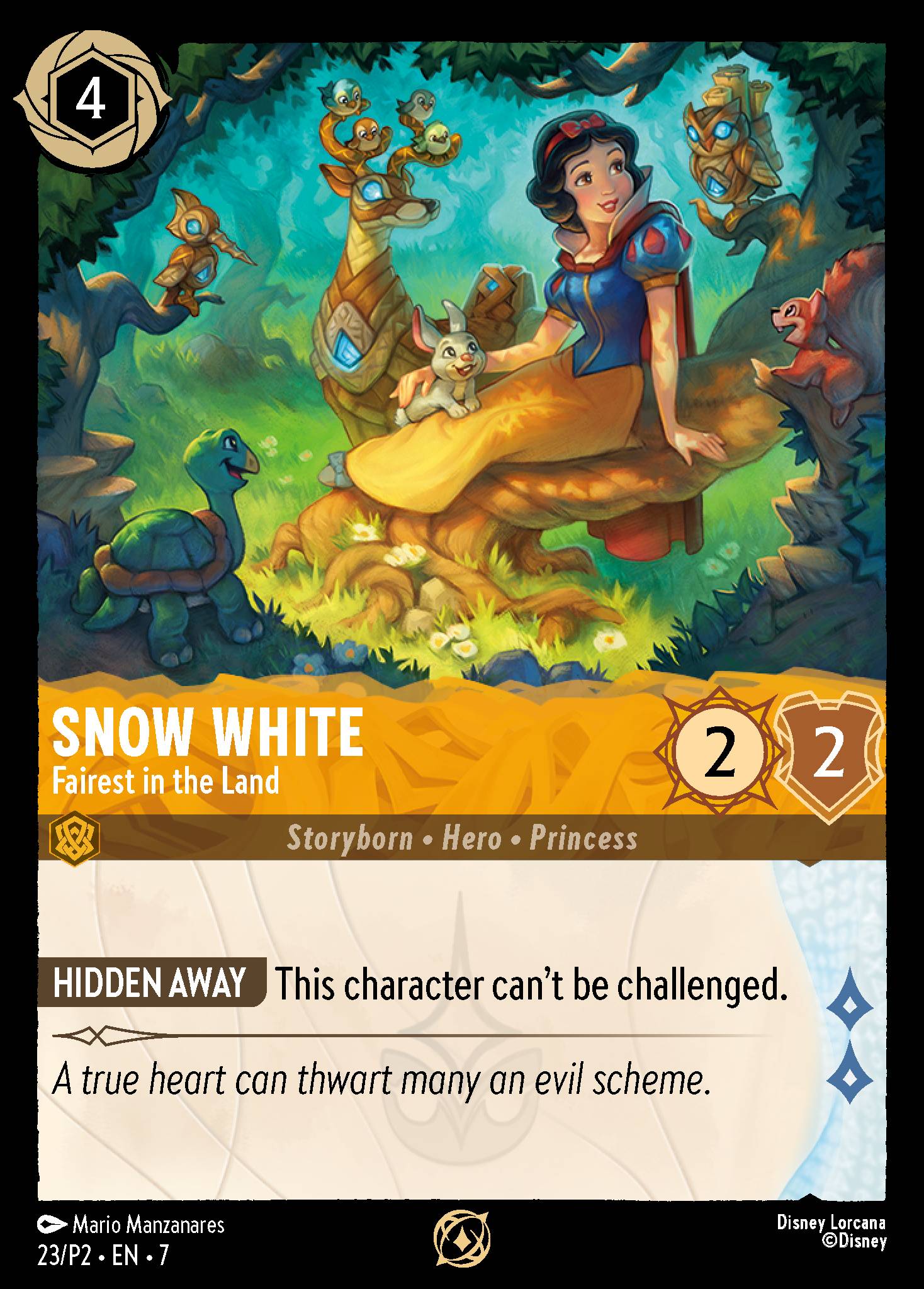 Snow White — Fairest in the Land Disney Lorcana card