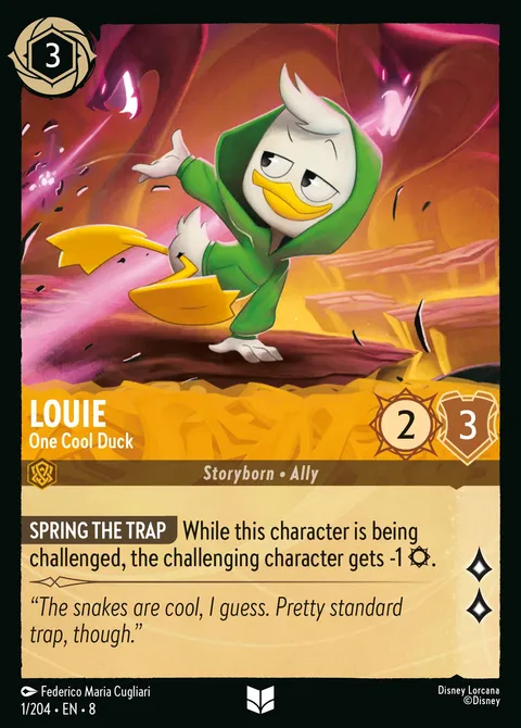 Louie — One Cool Duck Disney Lorcana card