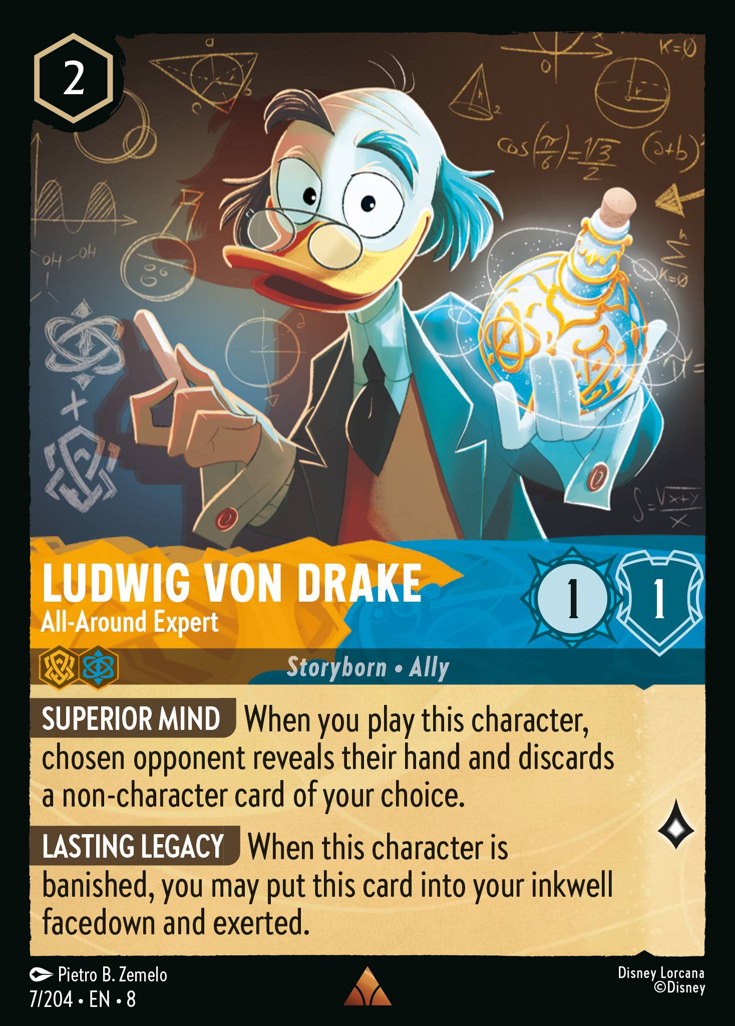 Ludwig Von Drake — All-Around Expert Disney Lorcana card
