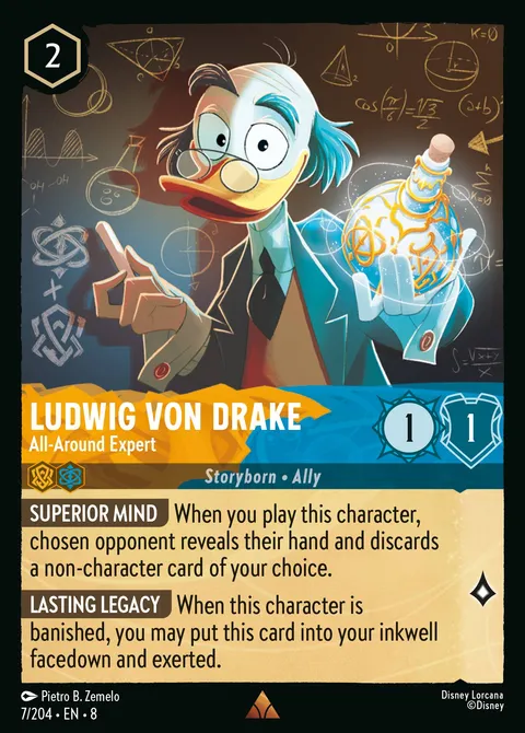 Ludwig Von Drake — All-Around Expert Disney Lorcana card