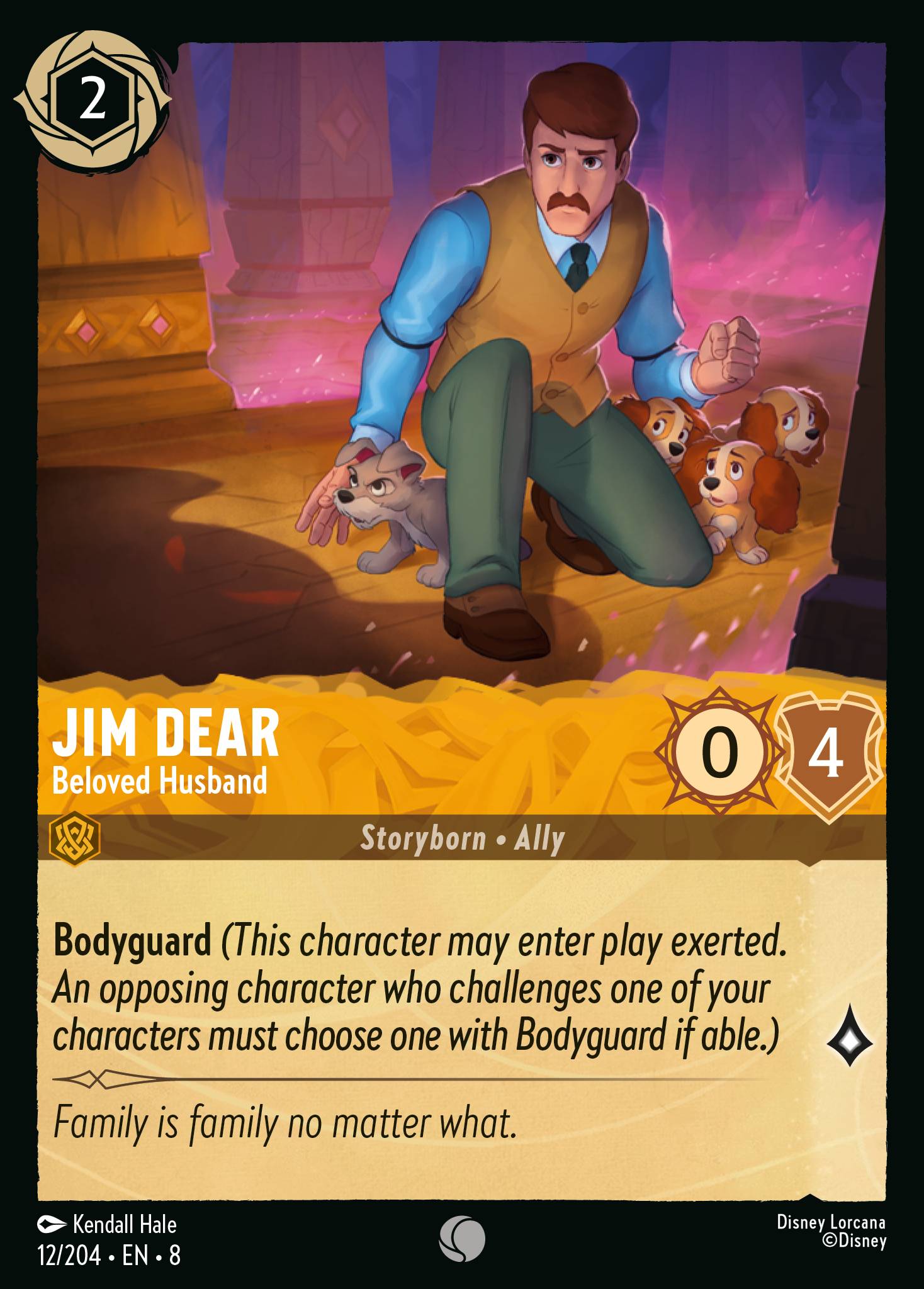 Jim Dear — Beloved Husband Disney Lorcana card
