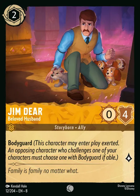 Jim Dear — Beloved Husband Disney Lorcana card