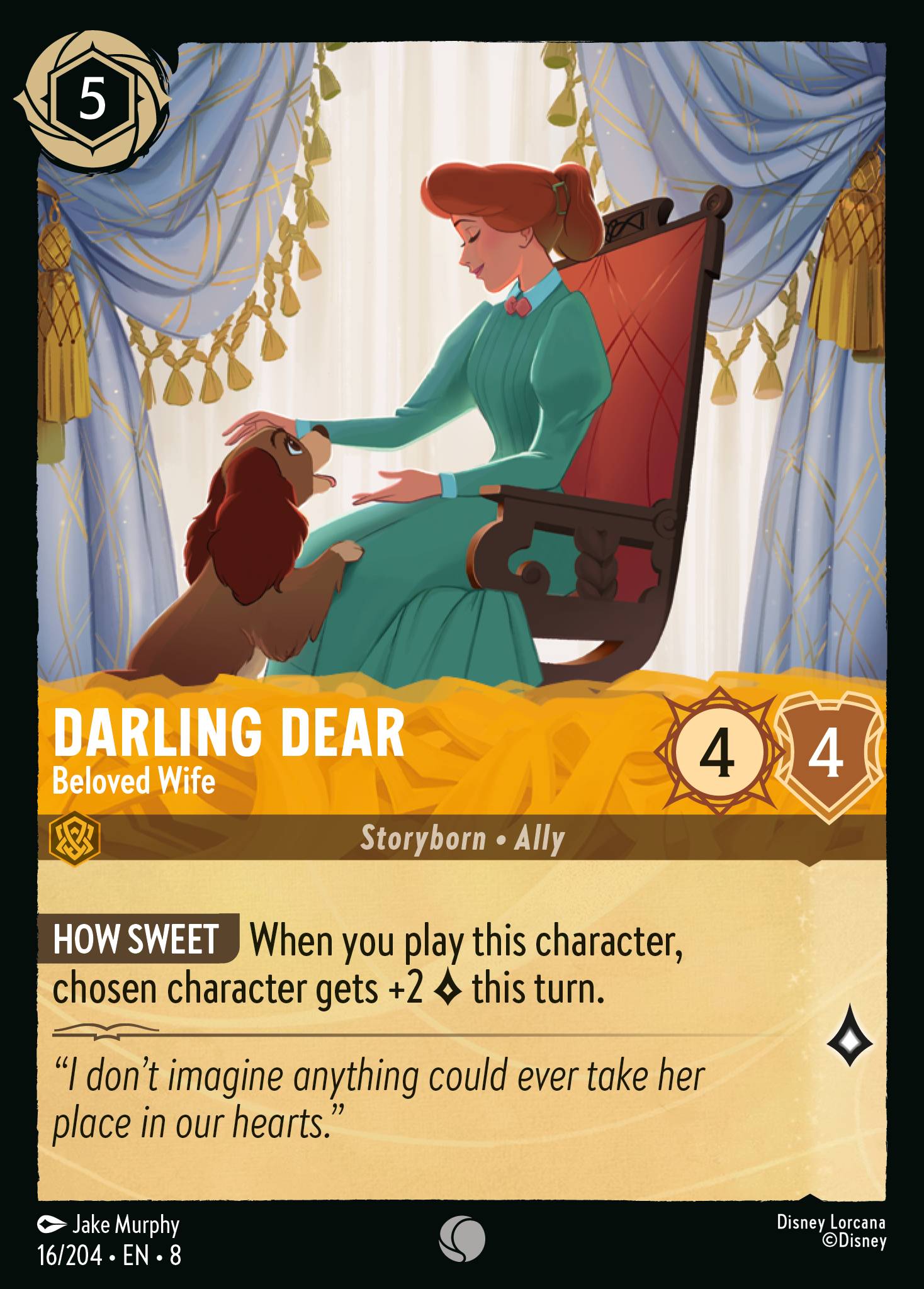 Darling Dear — Beloved Wife Disney Lorcana card