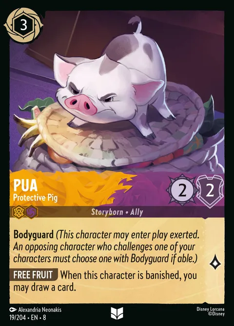 Pua — Protective Pig Disney Lorcana card