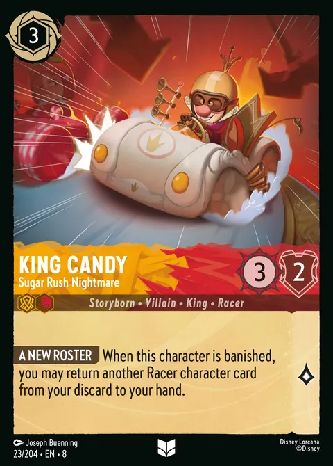 King Candy — Sugar Rush Nightmare Disney Lorcana card
