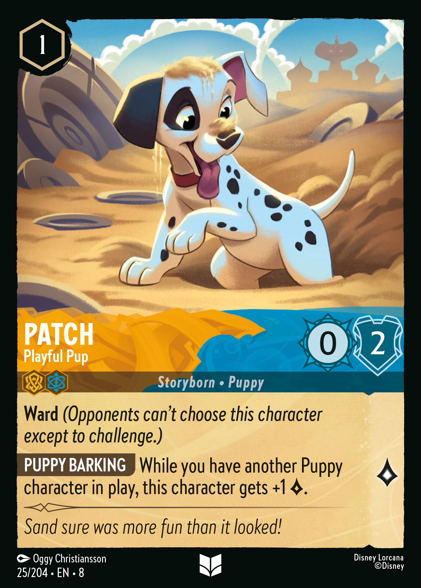 Patch — Playful Pup Disney Lorcana card