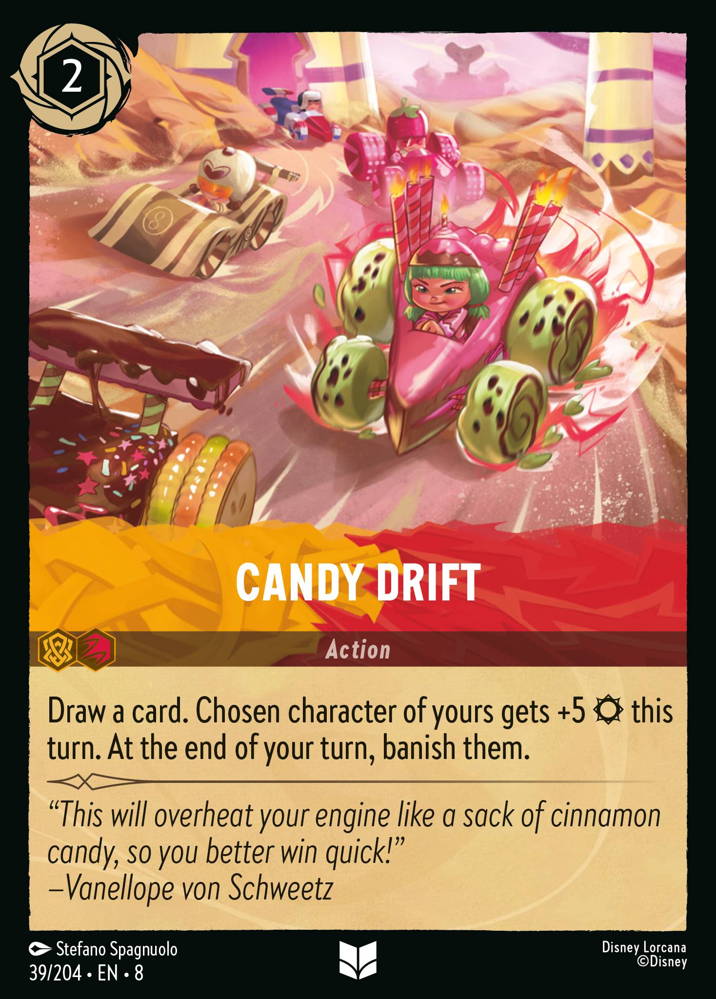 Candy Drift Disney Lorcana card