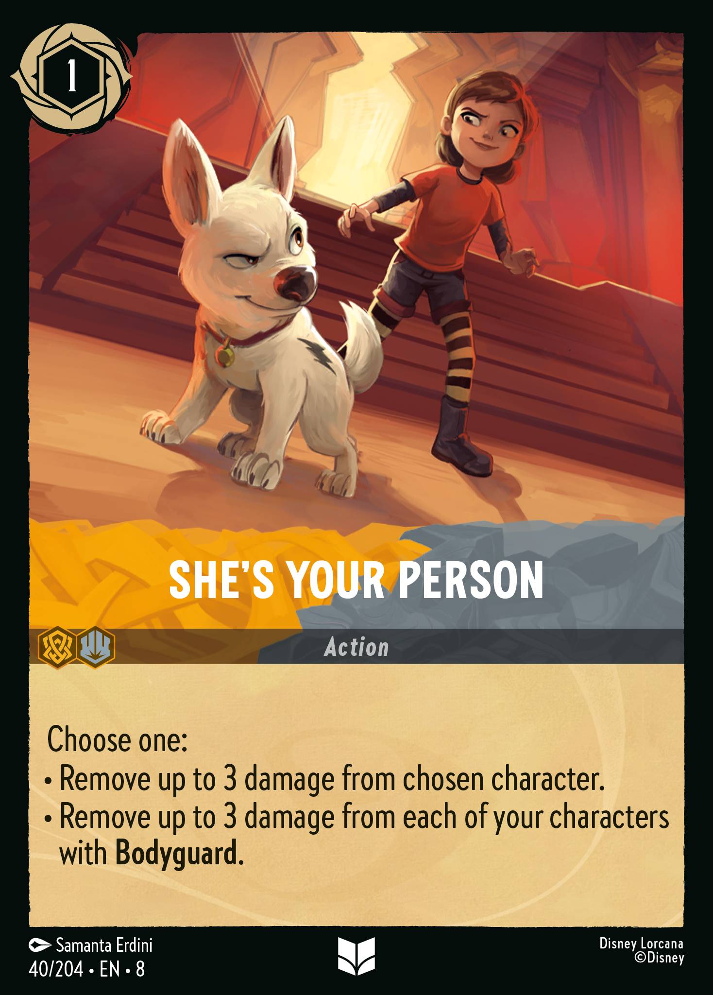 She's Your Person Disney Lorcana card