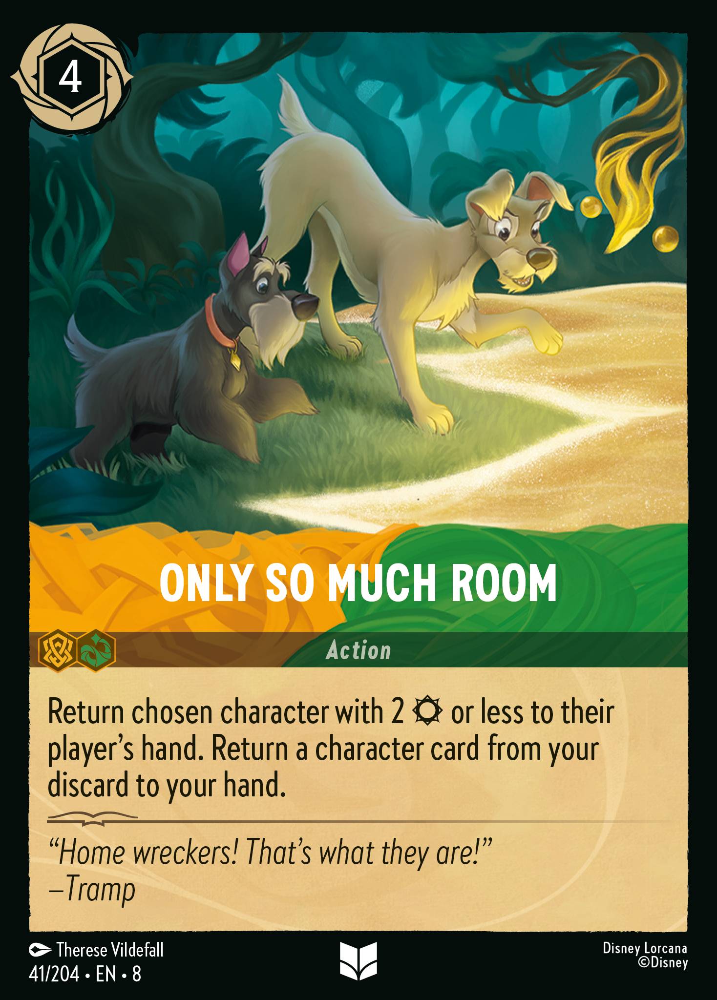 Only So Much Room Disney Lorcana card