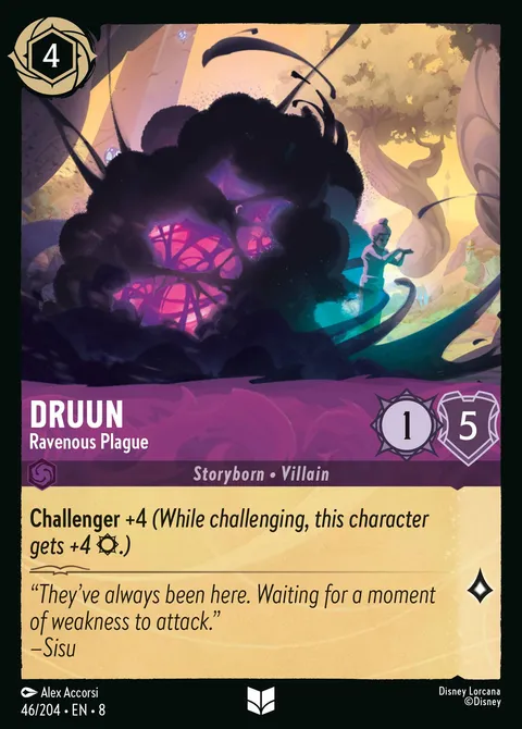 Druun — Ravenous Plague Disney Lorcana card