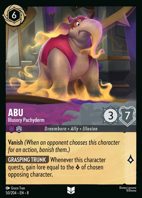 Abu — Illusory Pachyderm Disney Lorcana card