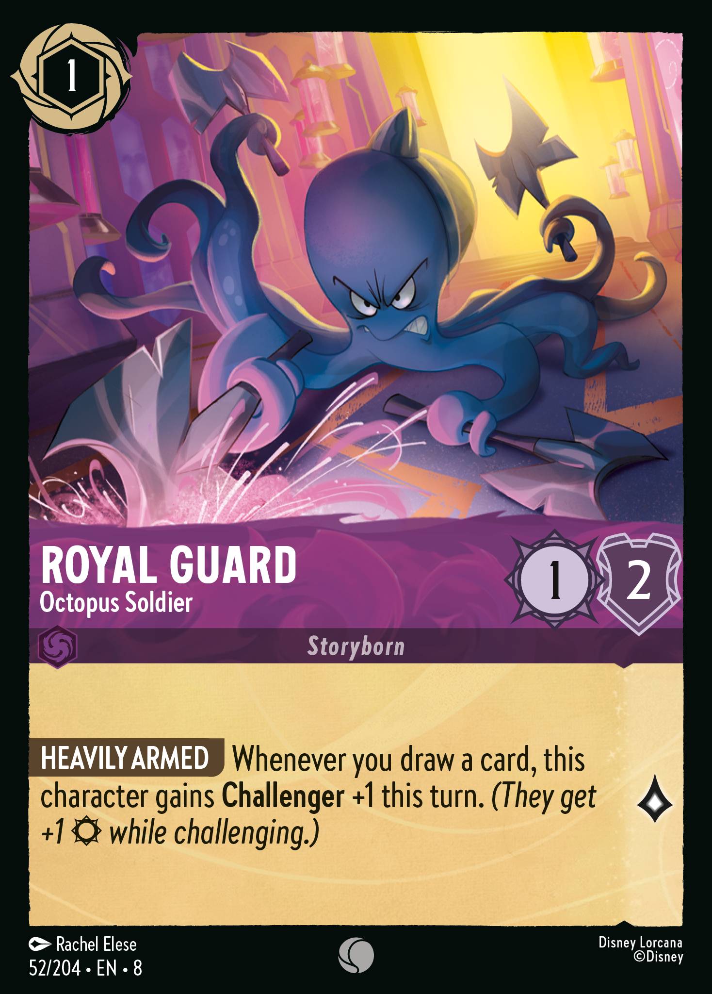 Royal Guard — Octopus Soldier Disney Lorcana card