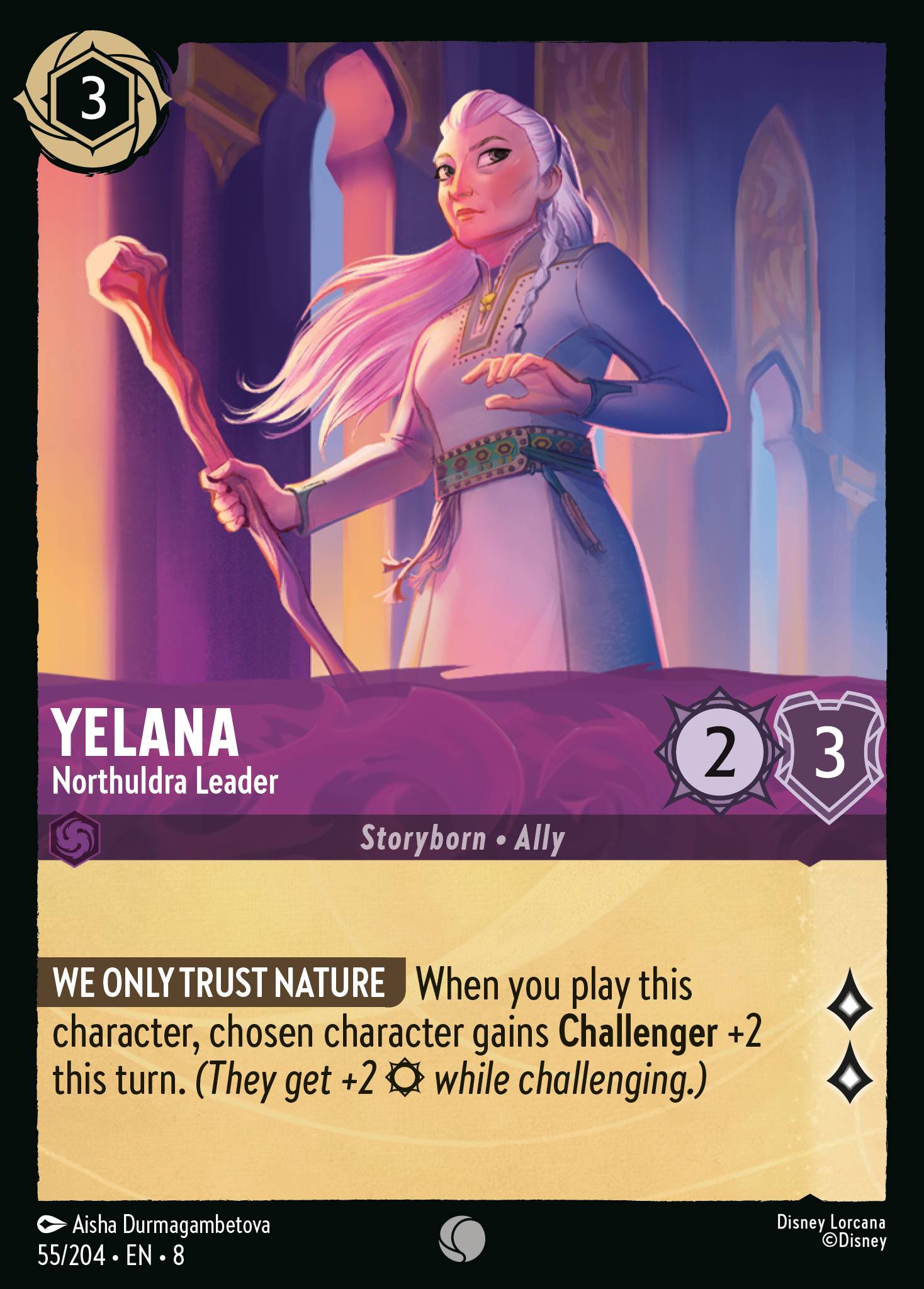 Yelana — Northuldra Leader Disney Lorcana card