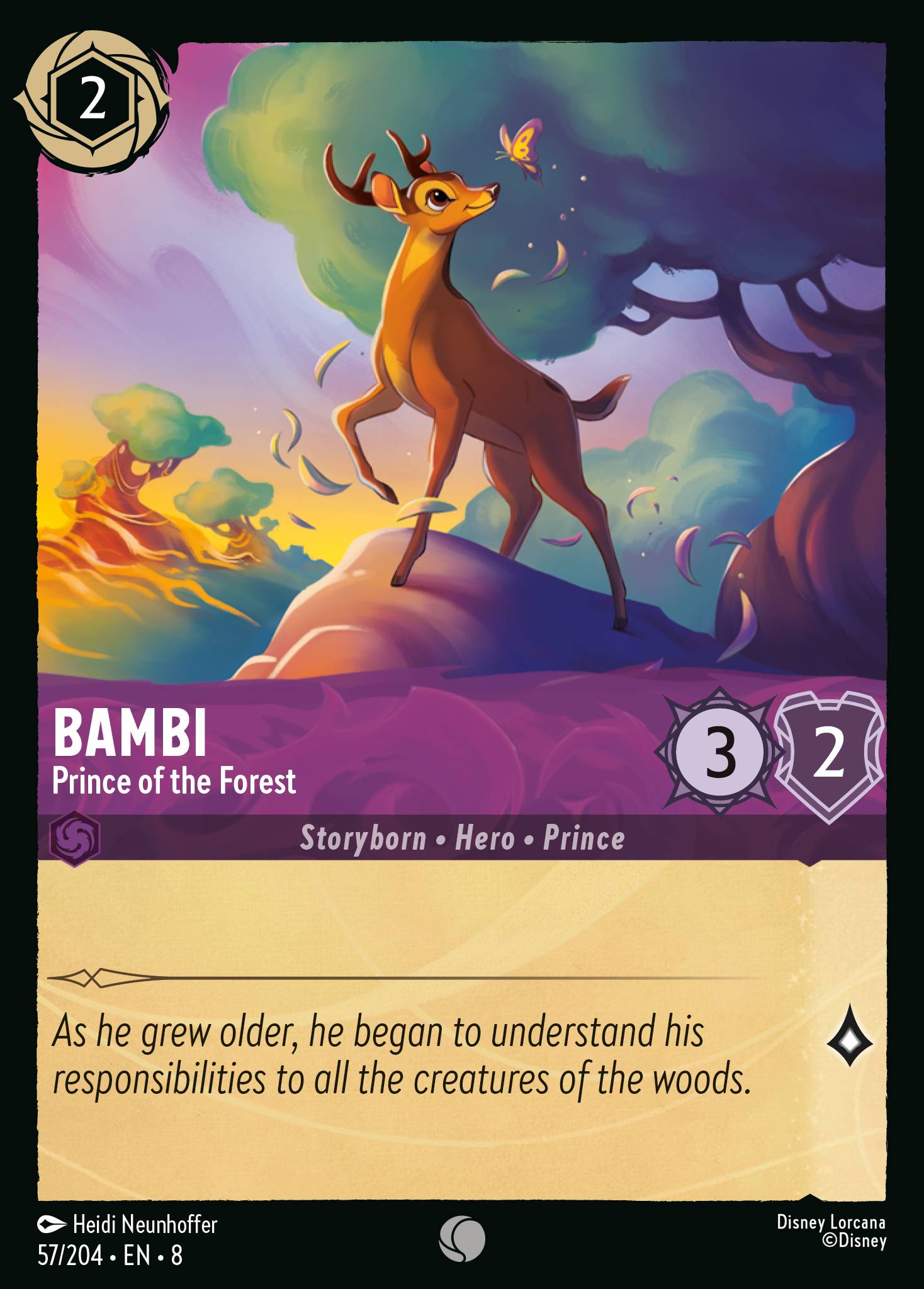 Bambi — Prince of the Forest Disney Lorcana card