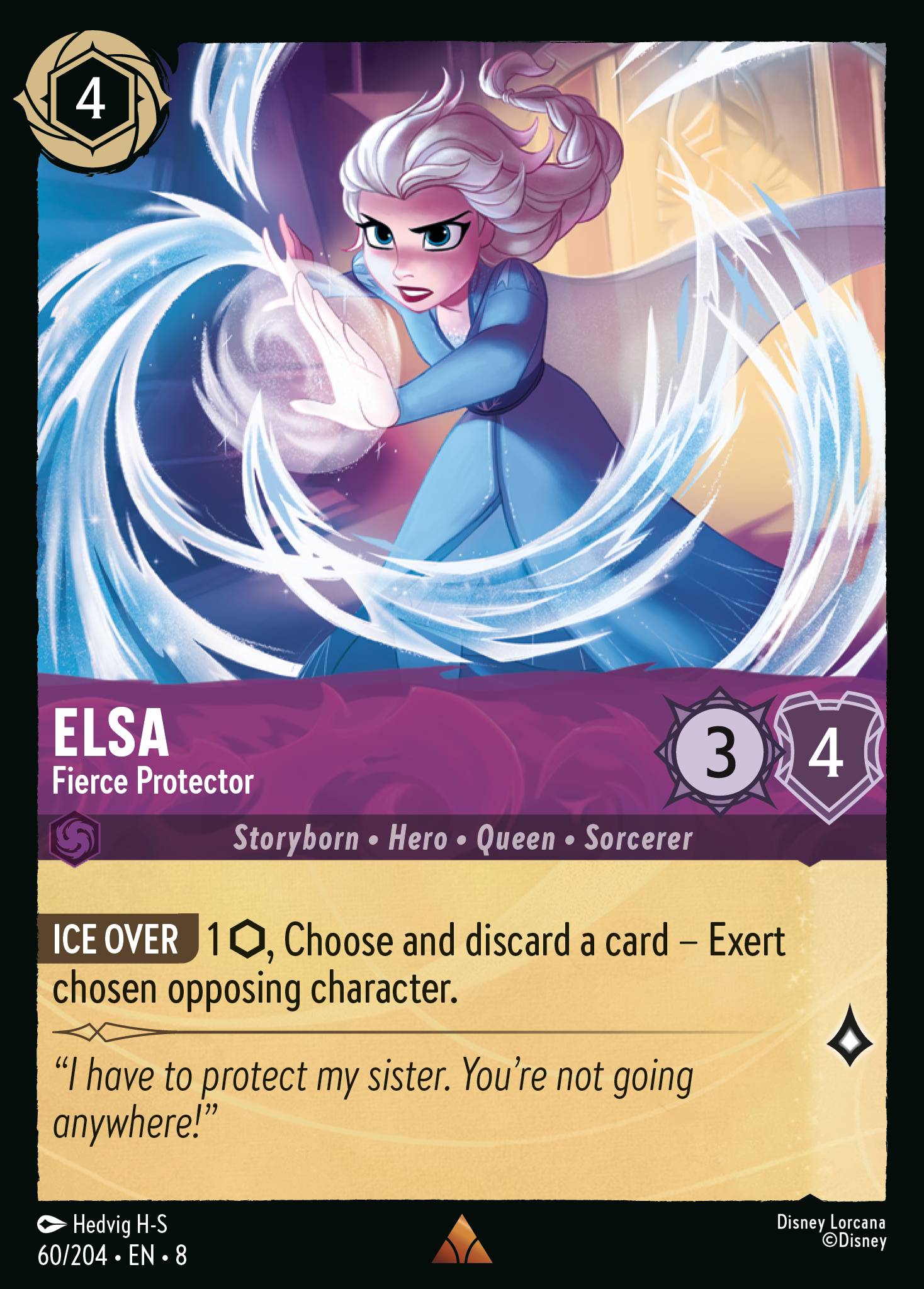 Elsa — Fierce Protector Disney Lorcana card