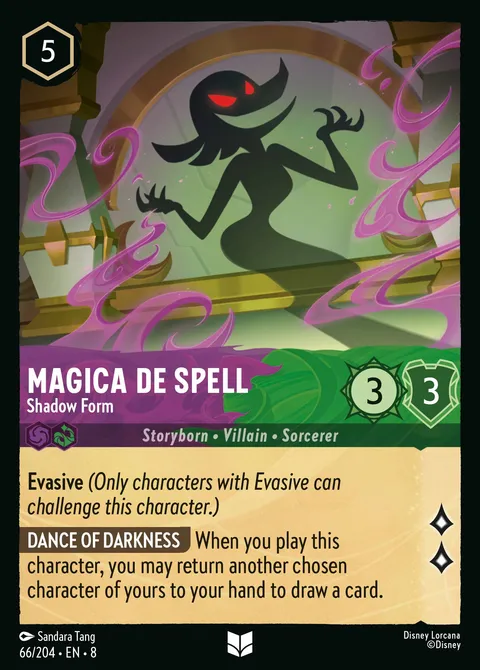 Magica De Spell — Shadow Form Disney Lorcana card