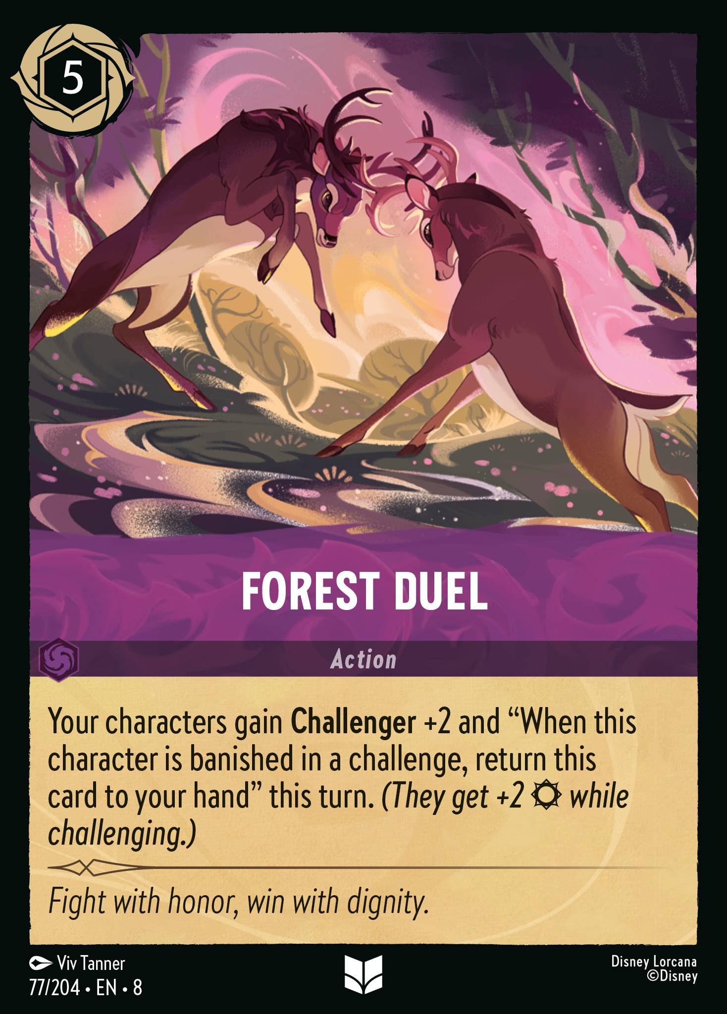 Forest Duel Disney Lorcana card