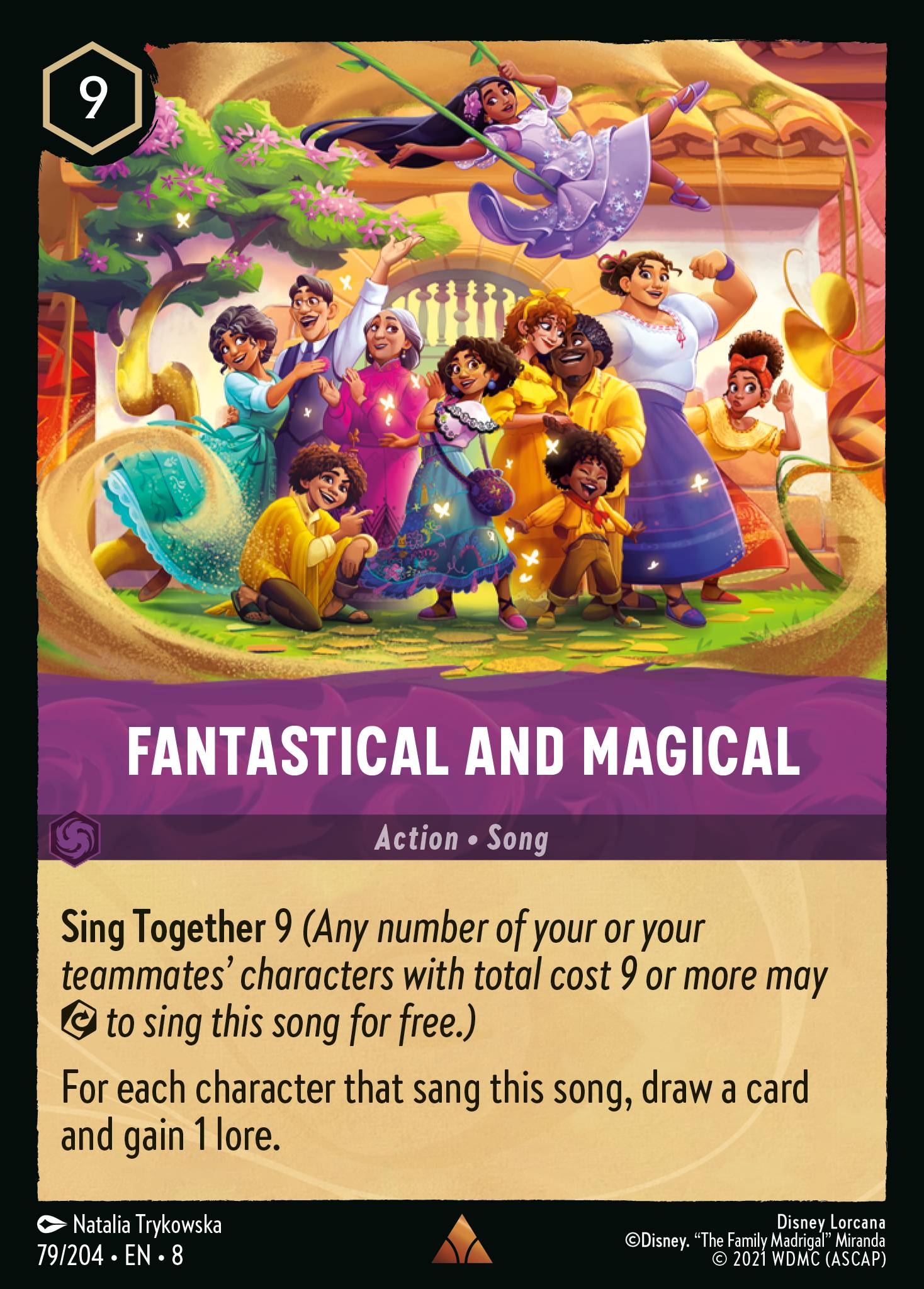 Fantastical and Magical Disney Lorcana card