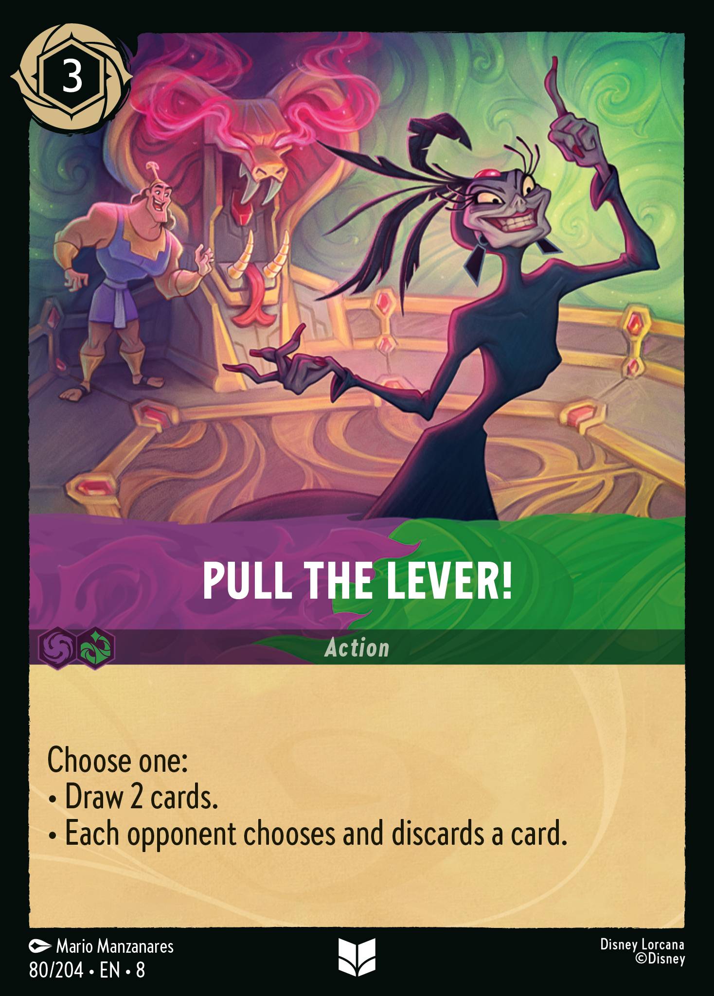 Pull the Lever! Disney Lorcana card